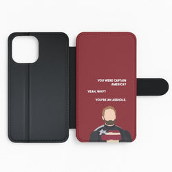 You're An Asshole Flip Phone Case