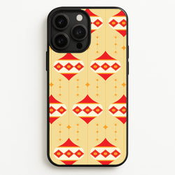 Abstract Christmas Baubles Pattern iPhone 13 Pro Max Case