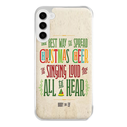 The Best Way To Spead Christmas Cheer - Elf Phone Case