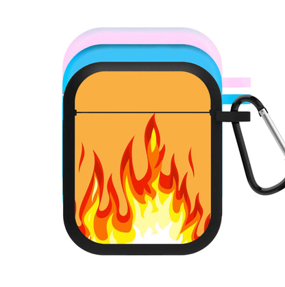 Orange Flame AirPods Case