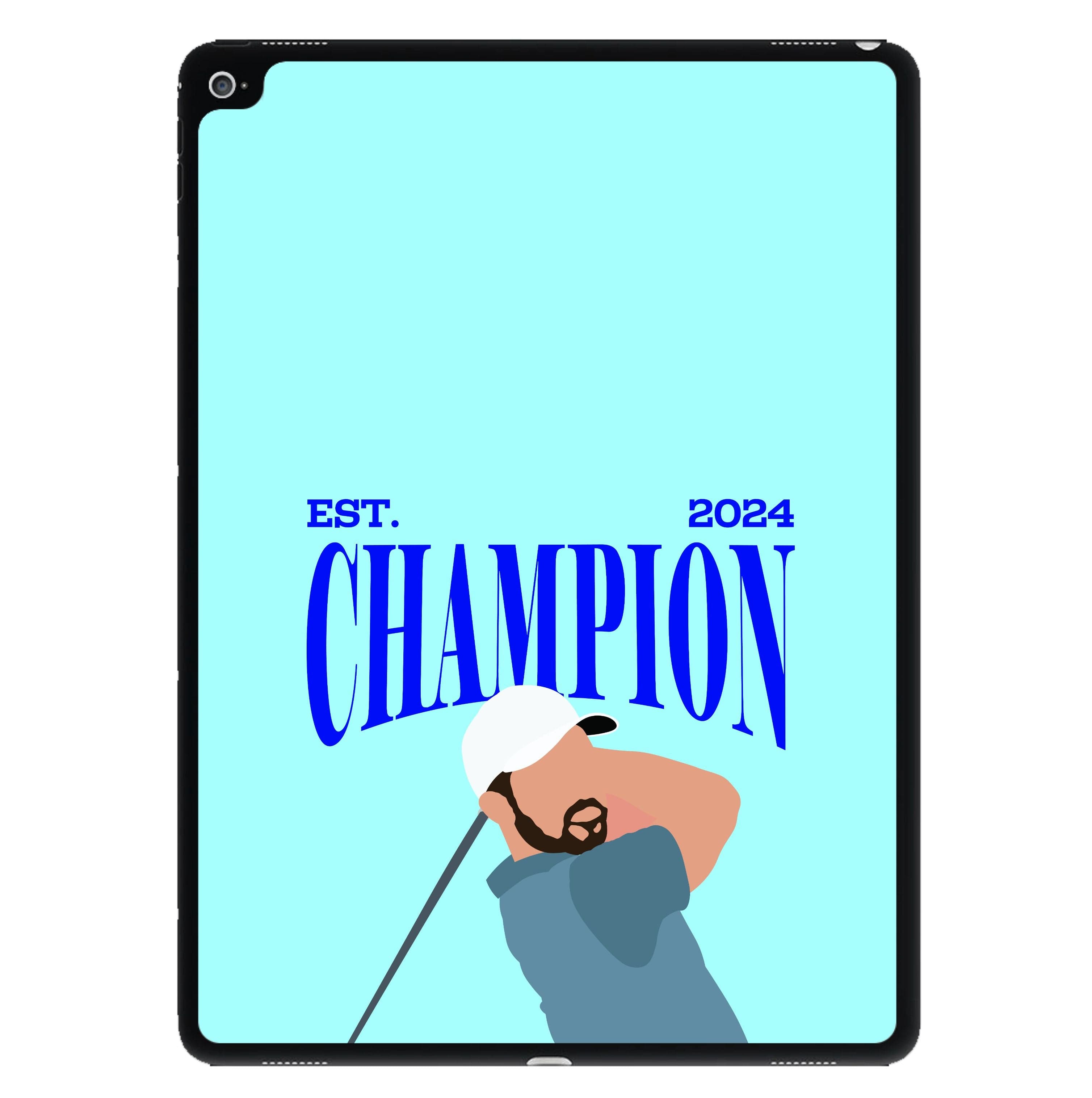 Schauffele Champion 2024 iPad Case