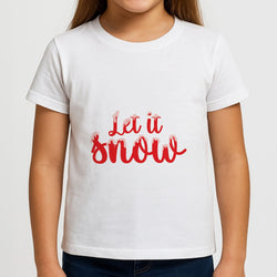 Let It Snow Snowflakes Girls T-Shirt