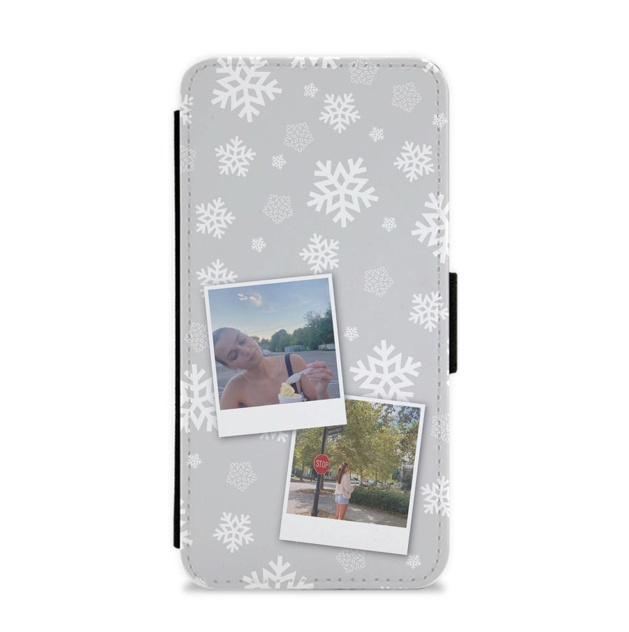 Polaroid Christmas Flip / Wallet Phone Case