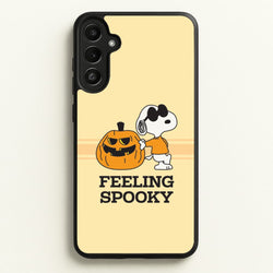 Feeling Spooky Cartoon Beagle Galaxy A34 Case