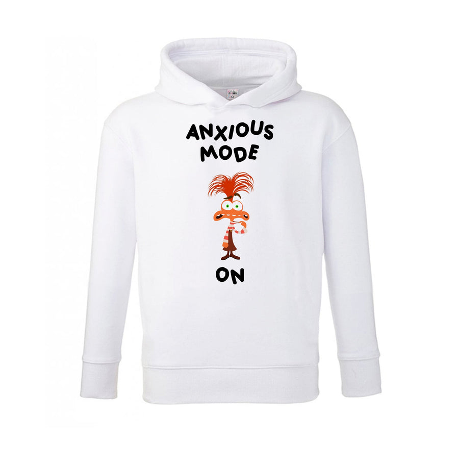Anxious Mode On - Inside Out Kids Hoodie
