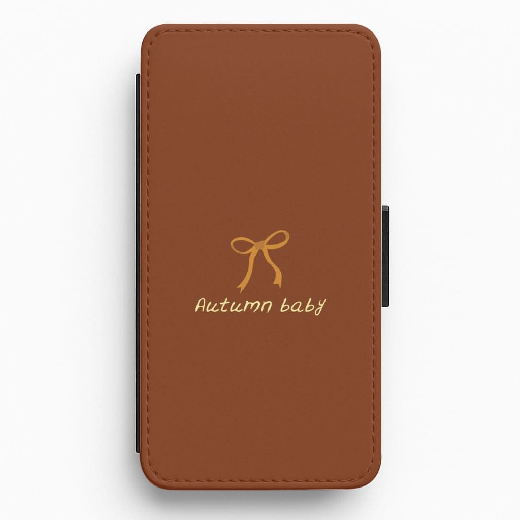 Autumn Baby Flip / Wallet Phone Case