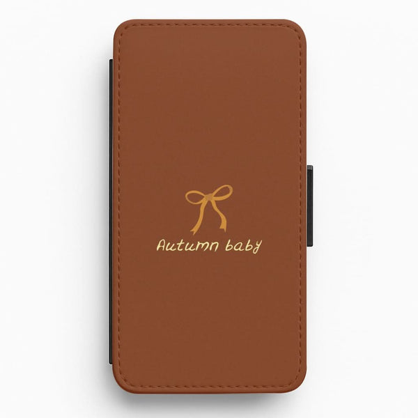 Autumn Baby Flip / Wallet Phone Case