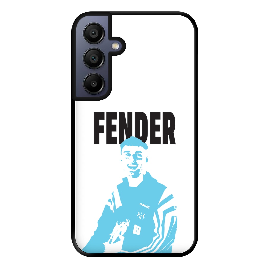 Fender Silhouette Blue Galaxy A15 Case
