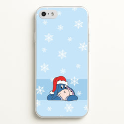 Cartoon Donkey Snowflakes iPhone 5 / 5s / SE 2016 Case