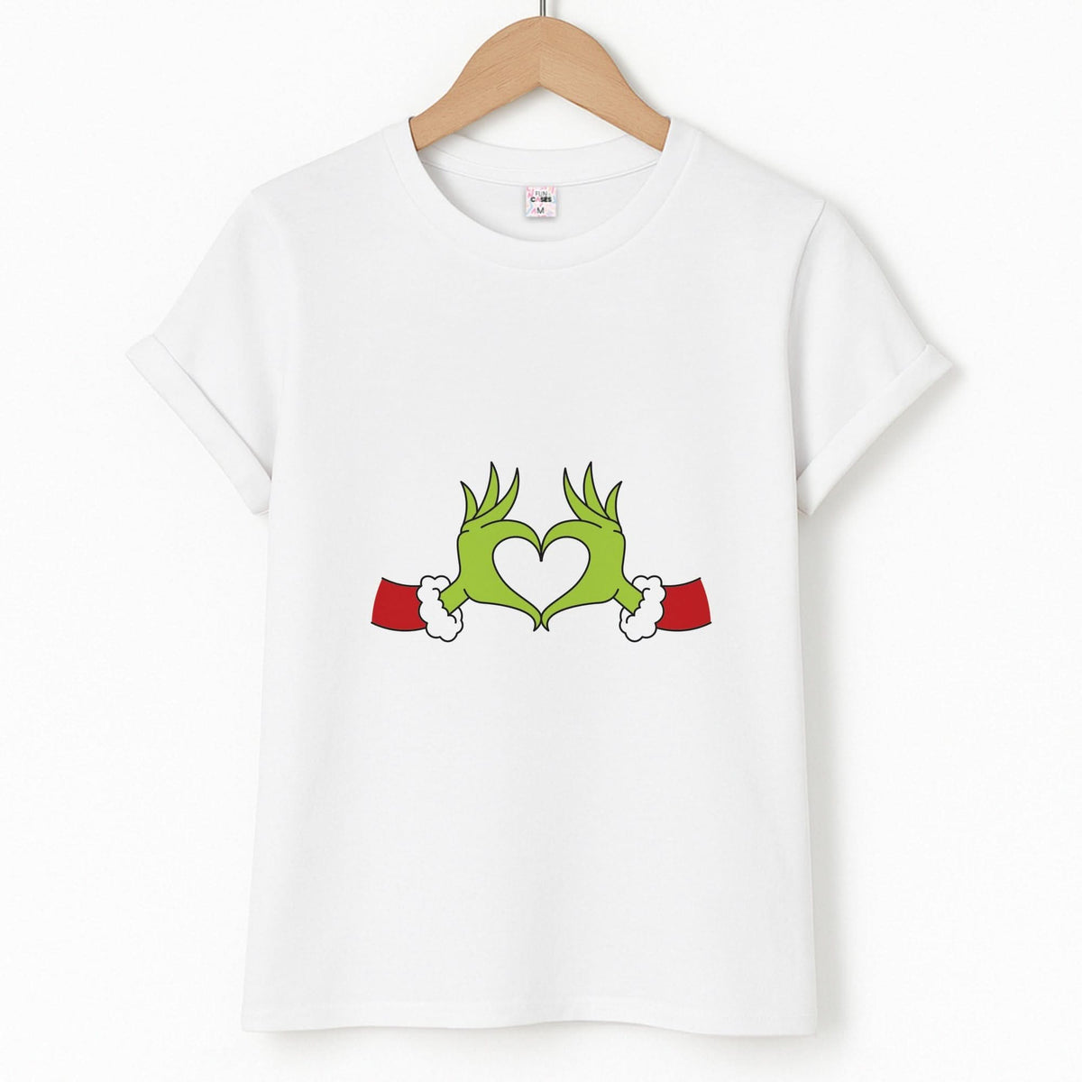 Christmas Green Heart T-Shirt