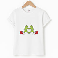 Christmas Green Heart T-Shirt