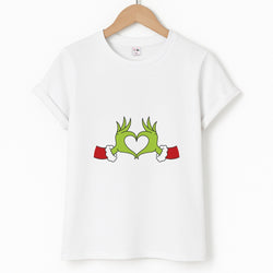 Christmas Green Heart Unisex T-Shirt