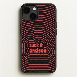Suck It And See Psychedelic iPhone 13 Mini Case