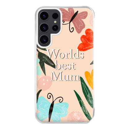 Worlds Best Mum - Floral Mother's Day Phone Case