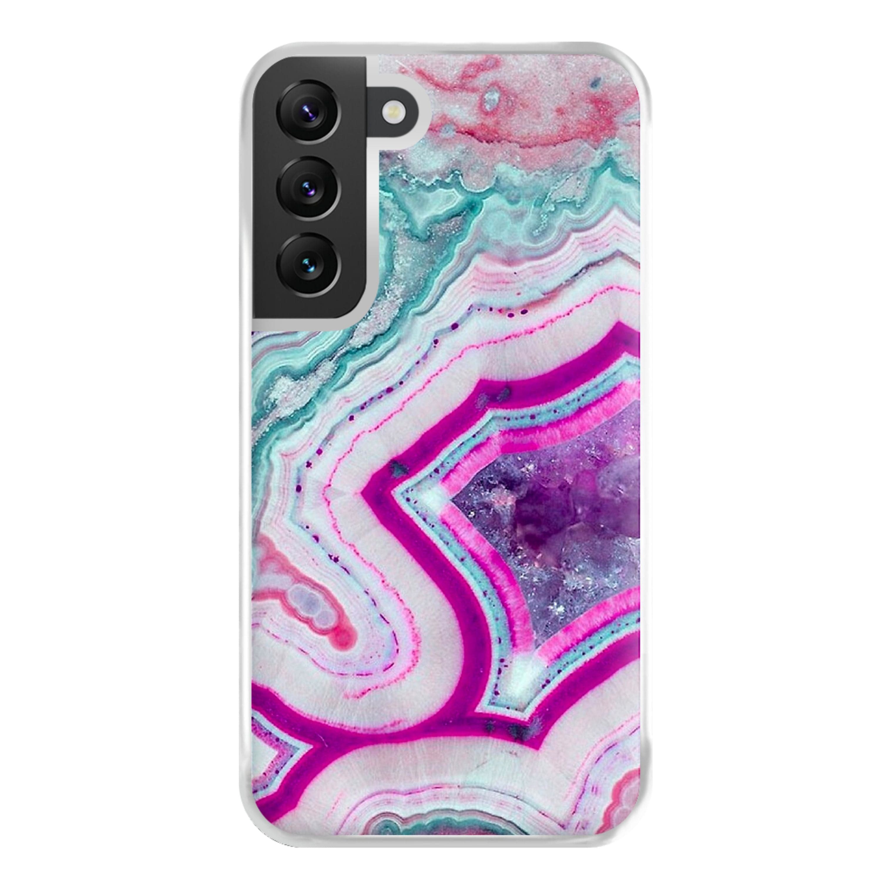 Purple Geode Pattern Phone Case