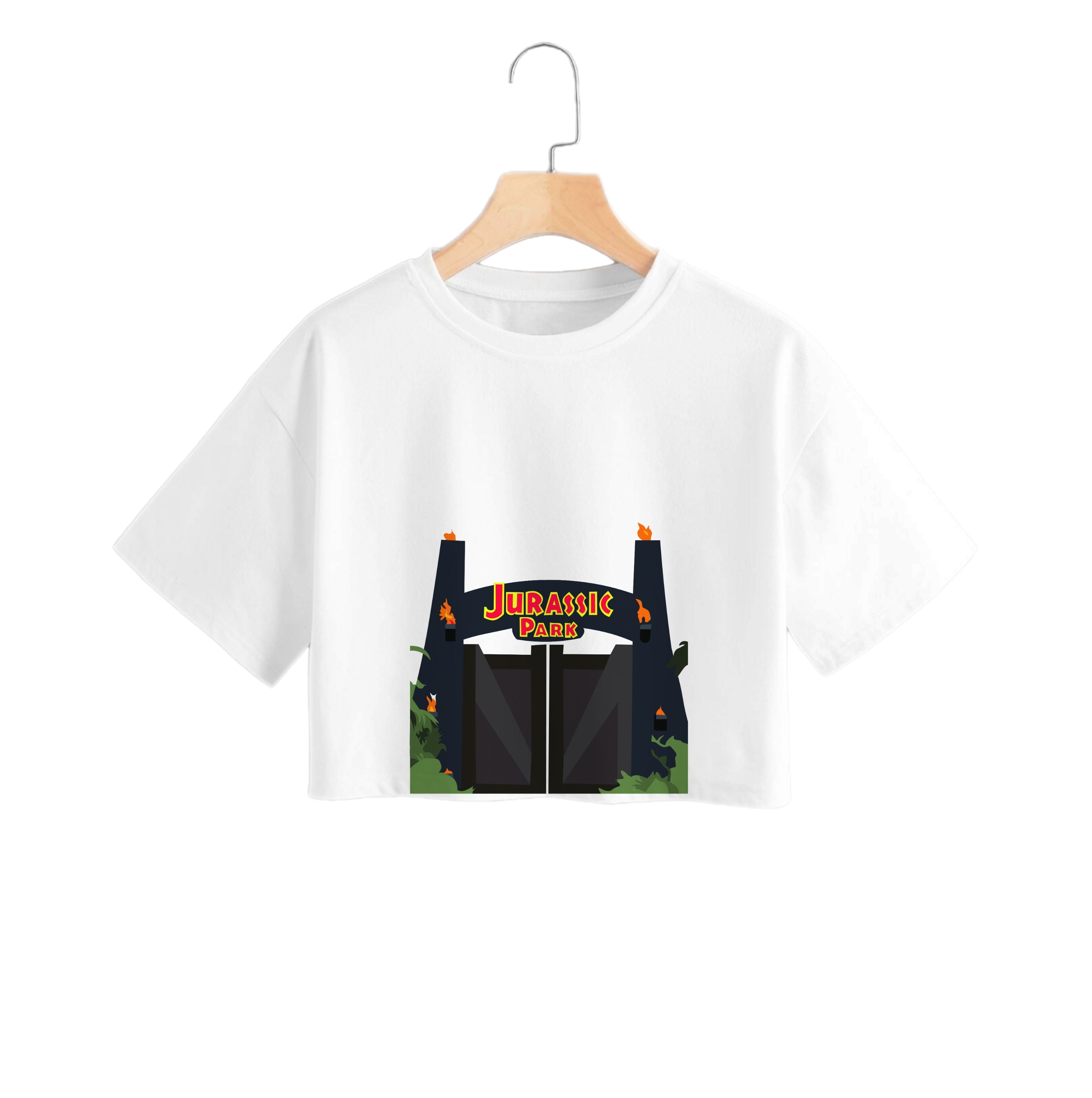 The gate - Dinosaur Park Crop Top