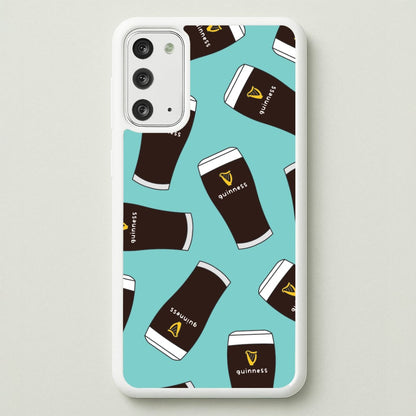 Stout Pint Pattern Galaxy Note 20 Case