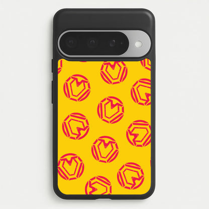 Metal Heart Pattern Google Pixel 10 Pro XL Case