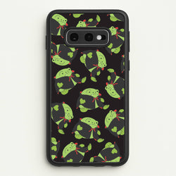 Vampire Frog Pattern  - Halloween Galaxy S10e Case