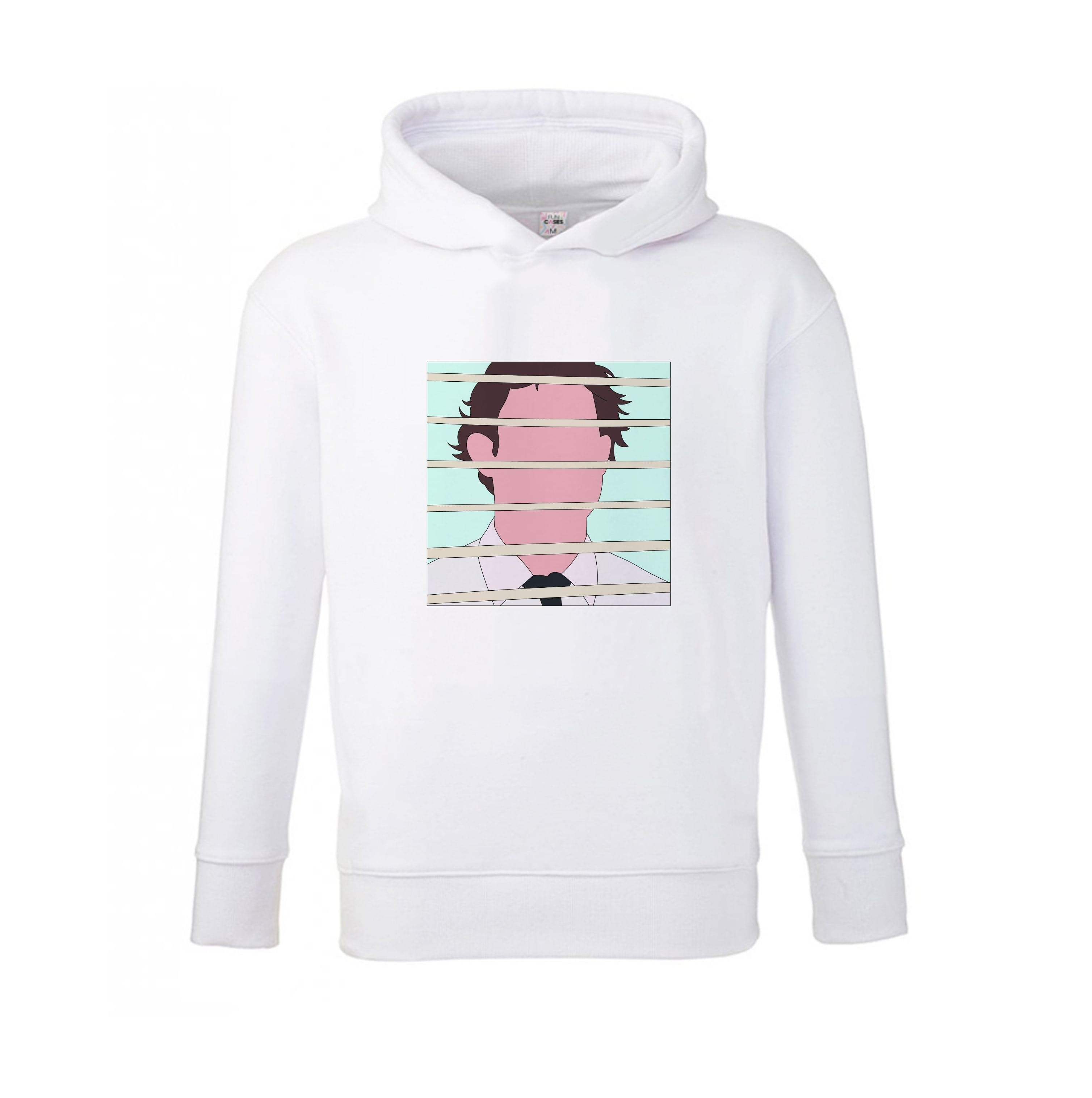 Jim Through The Blinds Kids Hoodie