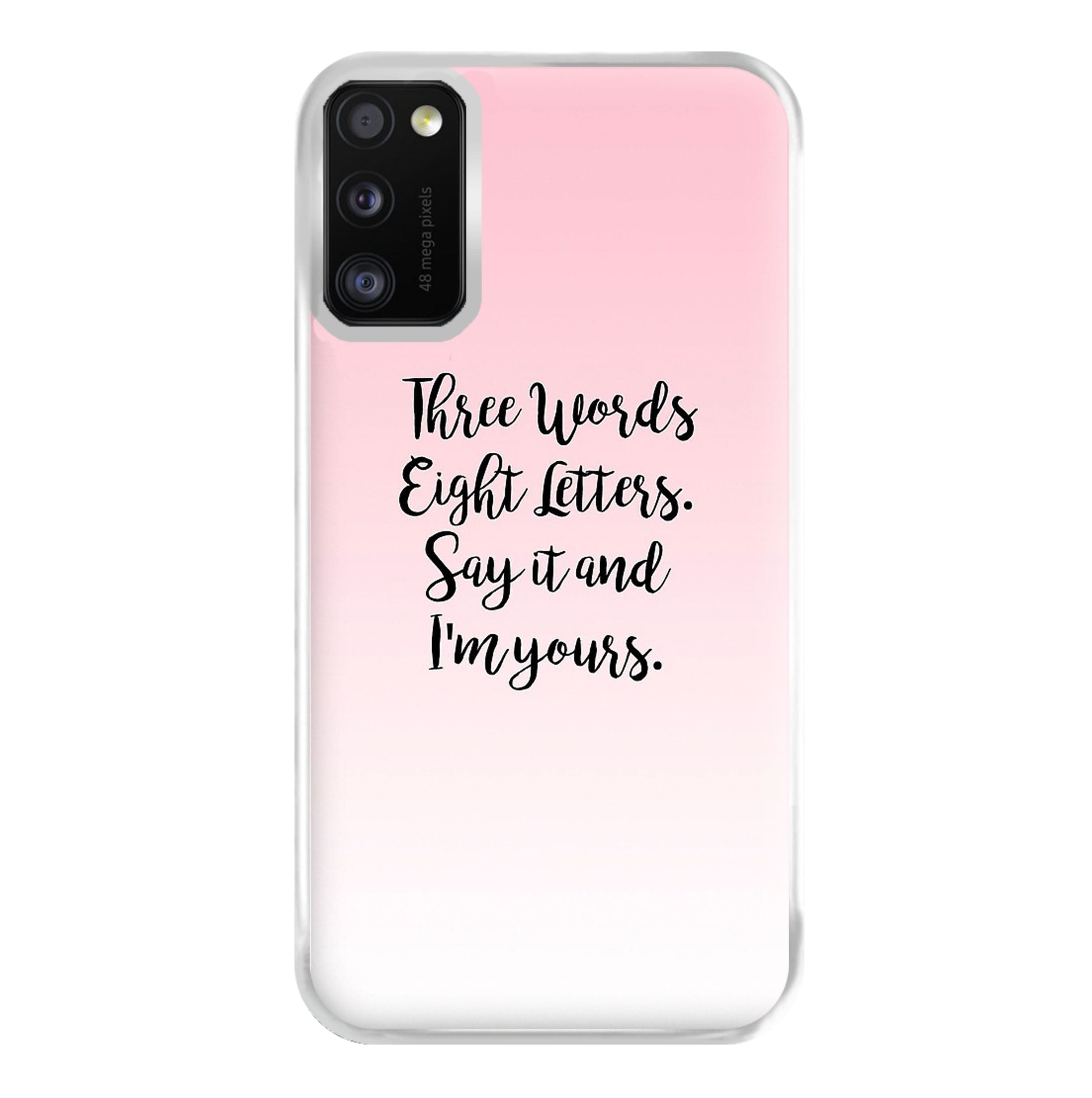 Three Words, Eight Letters - Gossip Phone Case