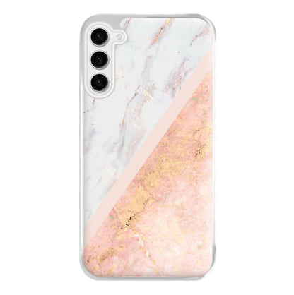 Marble and Rose Gold Phone Case