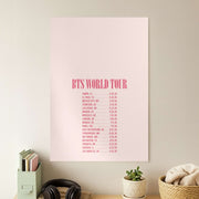 K-Pop Band World Tour List 2026 Poster 1