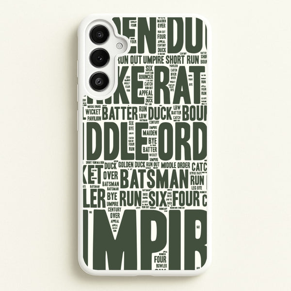 Cricket Wordscape Galaxy A34 Case