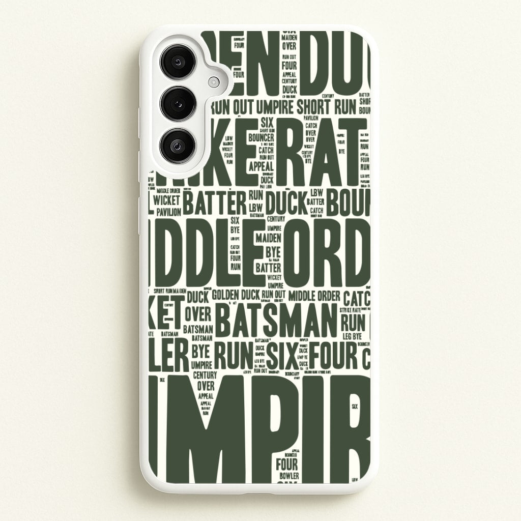 Cricket Wordscape Galaxy A36 Case