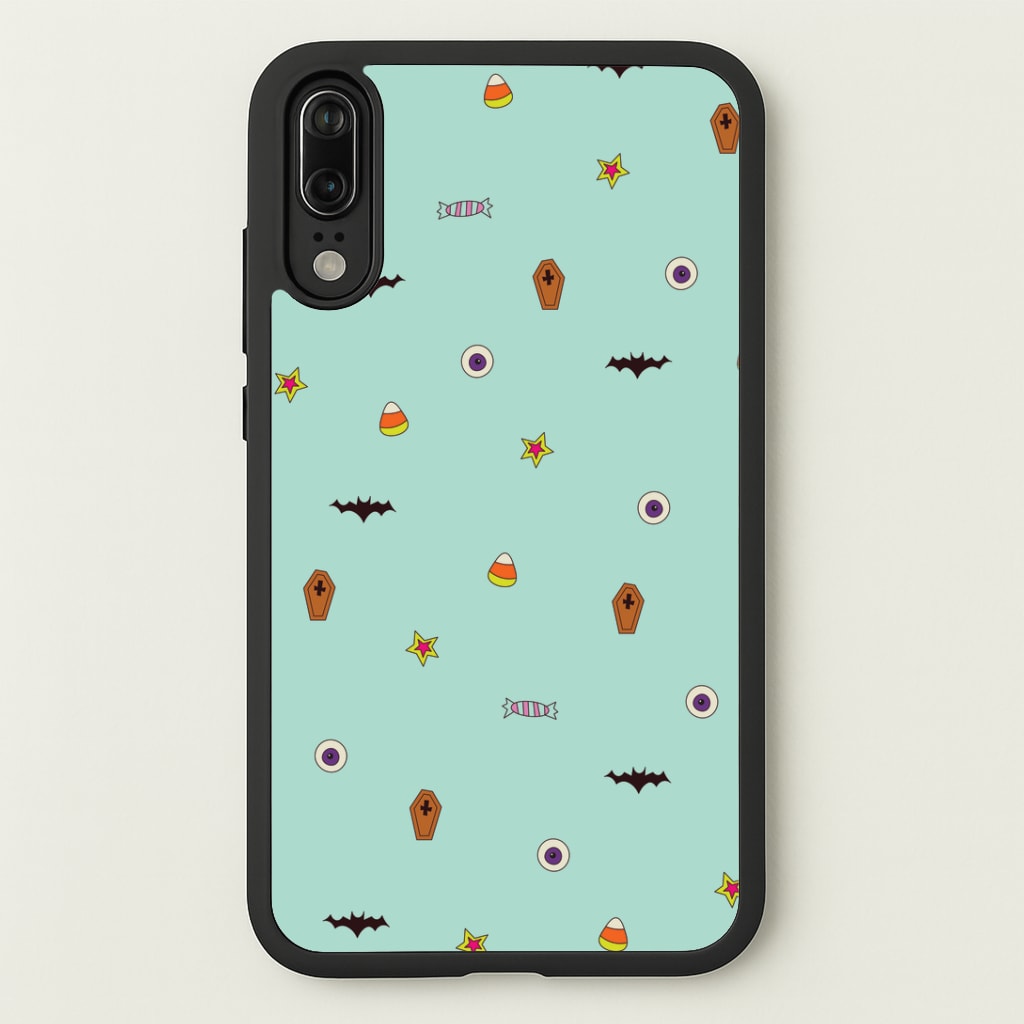 Minature Halloween Cartoons Pattern Huawei P20 Case