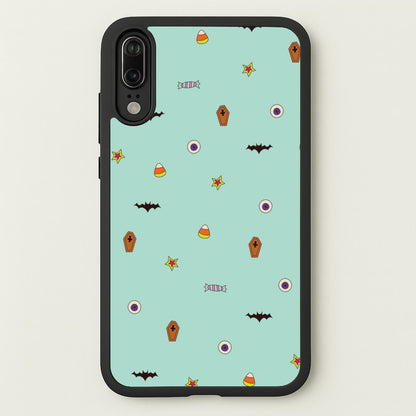Minature Halloween Cartoons Pattern Huawei P20 Case