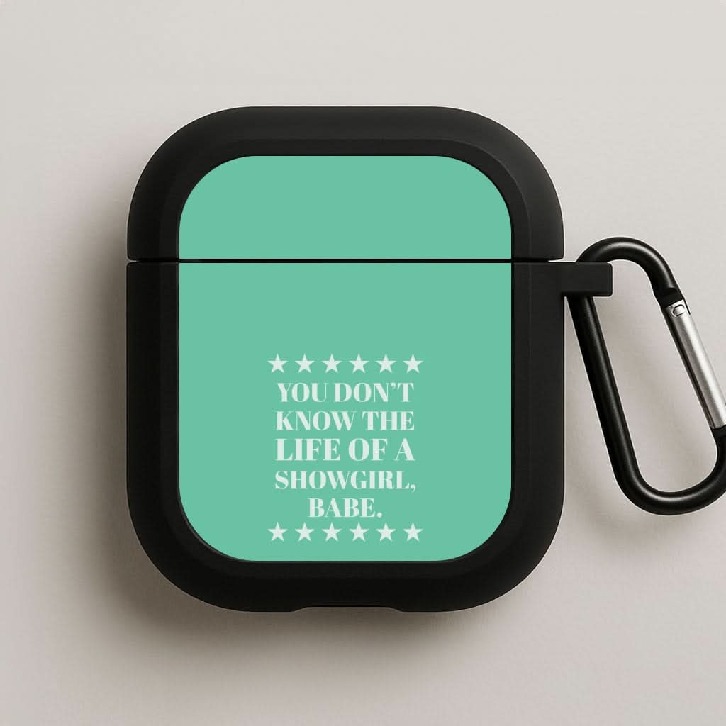You Don't Know Babe  Black AirPods Case
