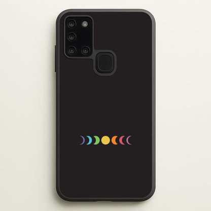 Band Moon Cycle Galaxy A21s Case