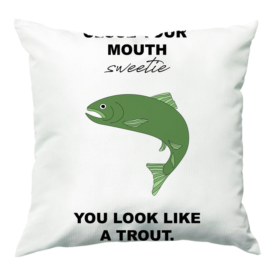 Close Your Mouth - The Office Cushion