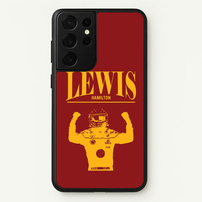 Lewis Red And Gold Galaxy S21 Ultra Case