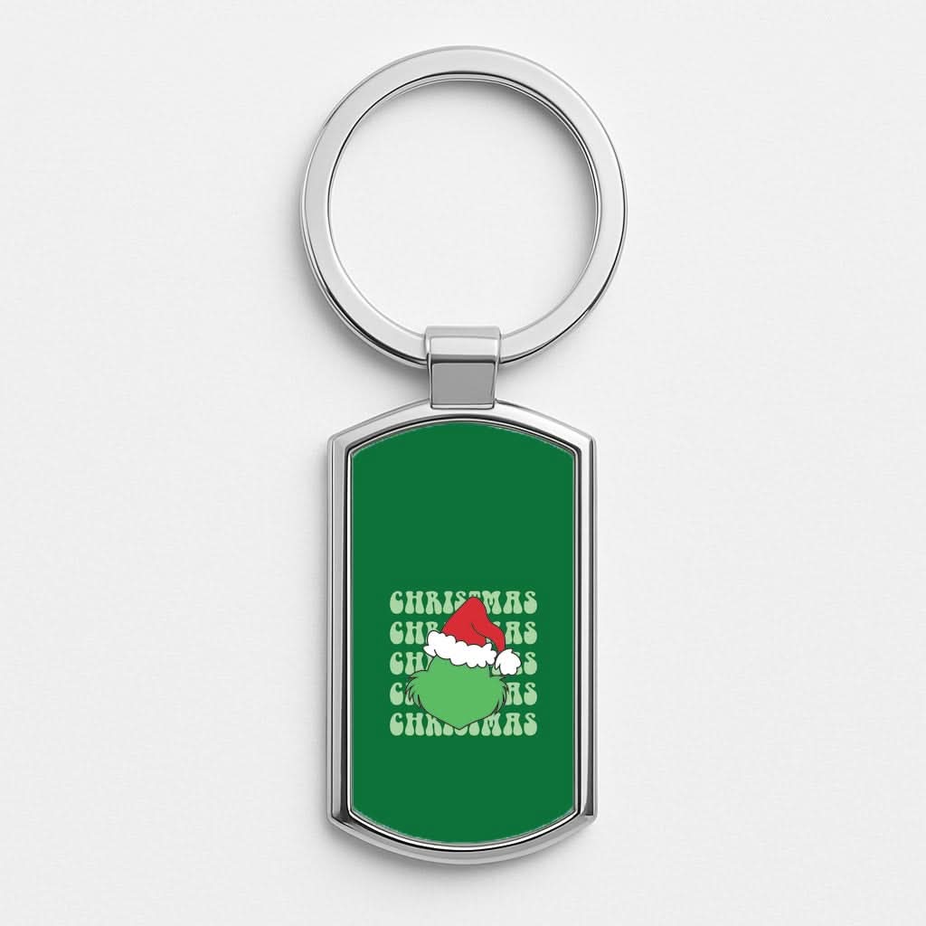 Green Creature Christmas Luxury Keyring