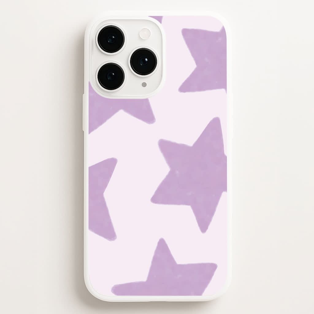 Lilac Stars Phone Case for Apple iPhone, Samsung Galaxy, Huawei and Google Pixel