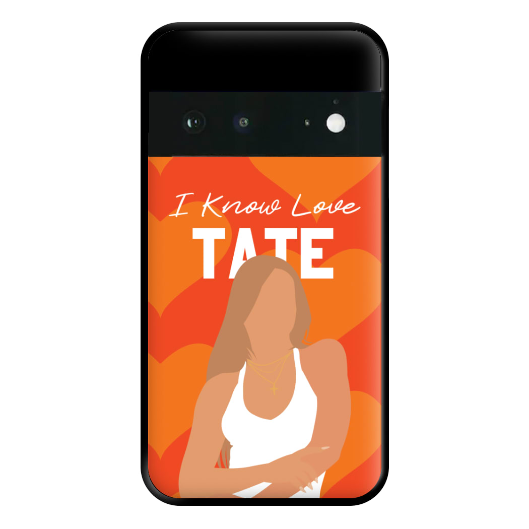 I Know Love Pattern Google Pixel 6a Case