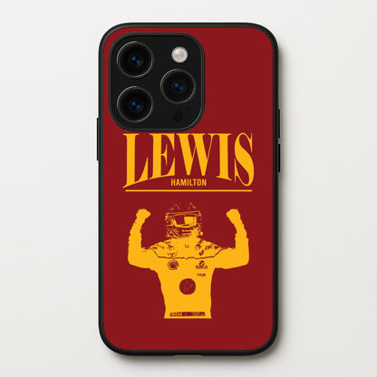 Lewis Red And Gold iPhone 14 Pro Case