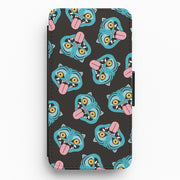 Demon Cat Pattern Flip / Wallet Phone Case 1