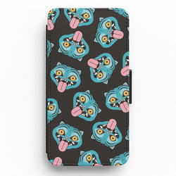 Demon Cat Pattern Flip / Wallet Phone Case