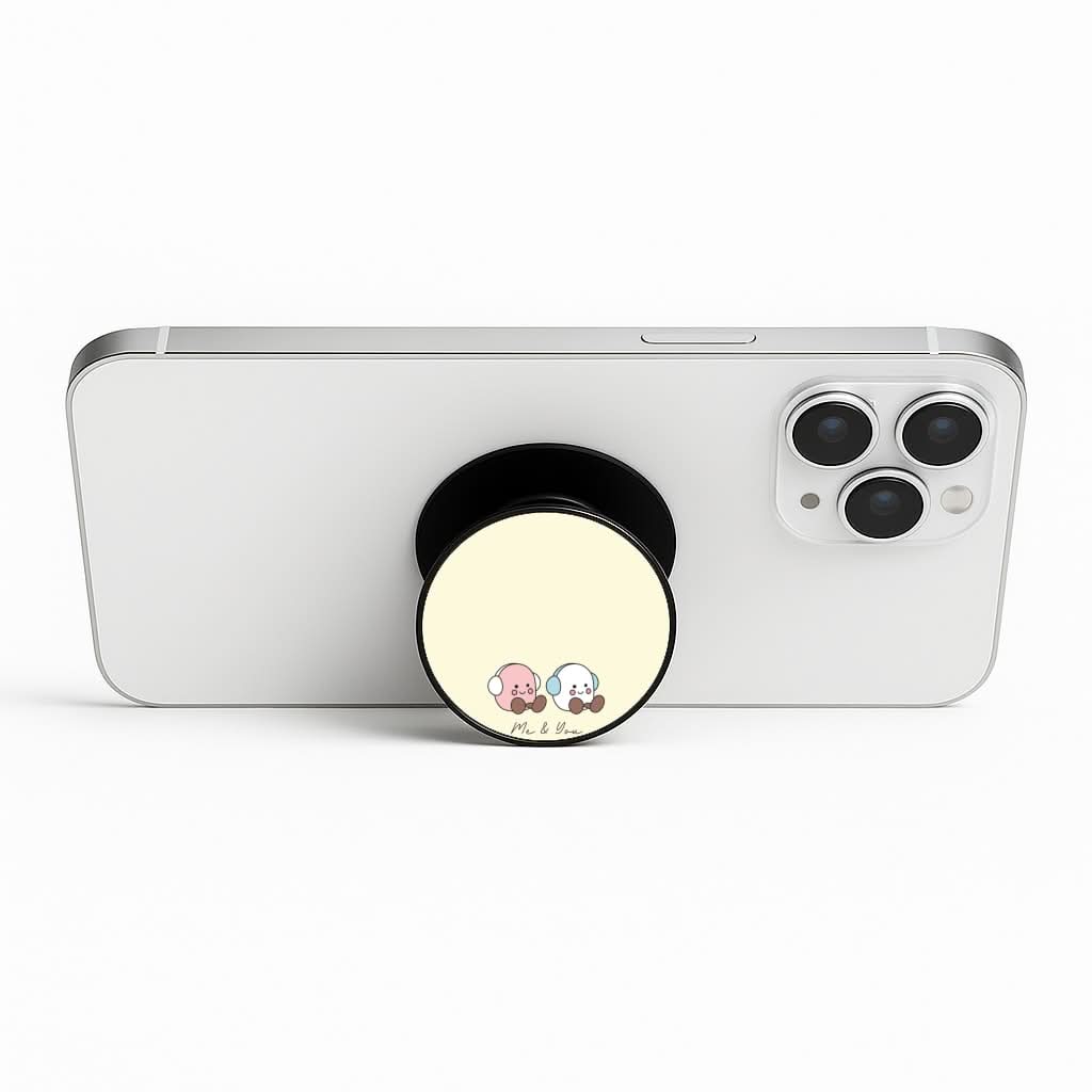 Cute Christmas Marshmellow Plushies Phone Stand