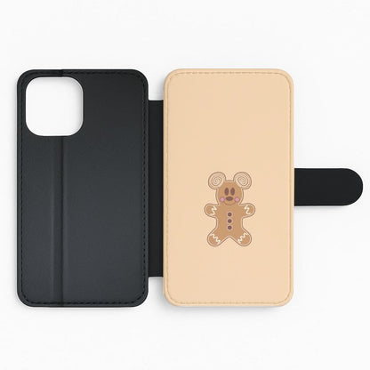 Cartoon Mouse Gingerbread Flip Phone Case