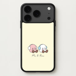 Cute Christmas Marshmellow Plushies iPhone 17 Pro Case