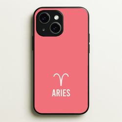 Aries Pastel Zodiac iPhone 15 Case
