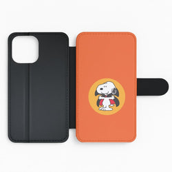 Cartoon Beagle Vampire Flip Phone Case