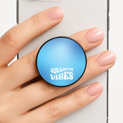 Aquarius Vibes Gradient Zodiac Phone Grip