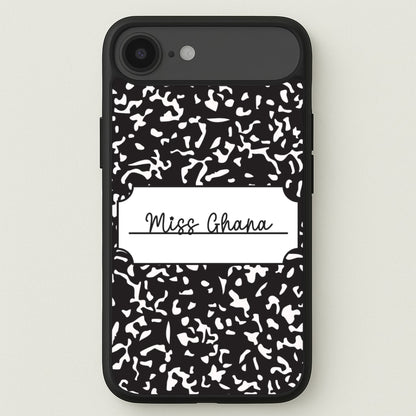 Personalised School Notebook iPhone 17 Air Case