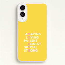 Mother Anagram Galaxy S25 Edge Case