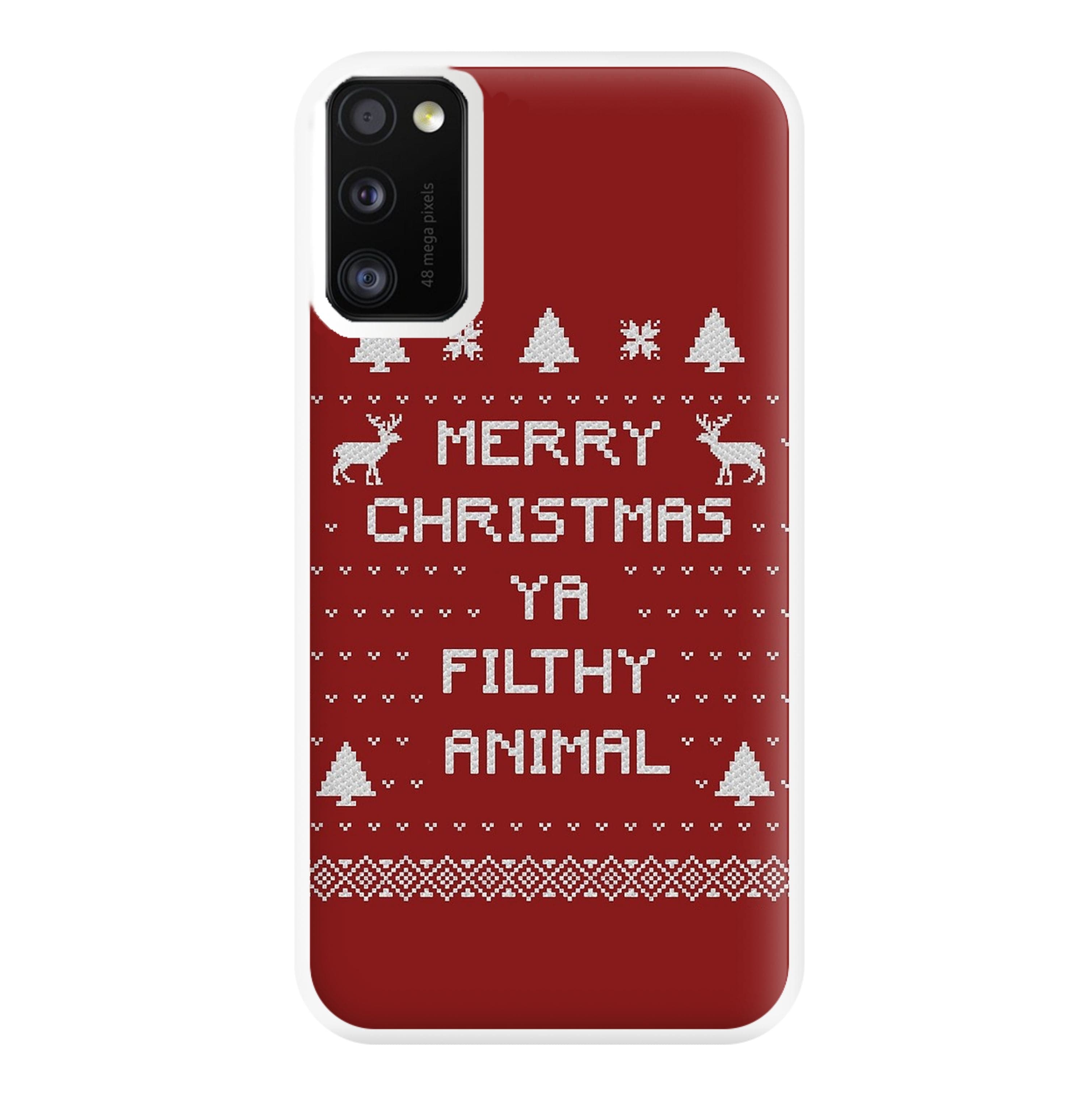 Merry Christmas Ya Filthy Animal Phone Case